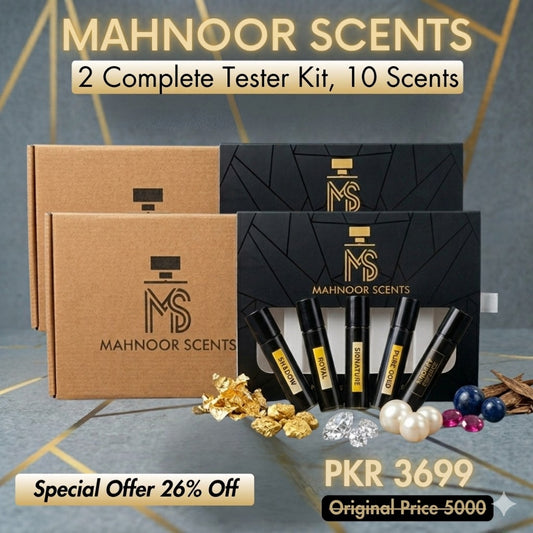 Mega Golden Deal 10 Scents 02 Tester Kit to Find Your Perfect Fragrance